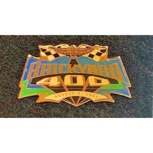 1997 BRICKYARD 400 Indianapolis ,4th  year Logo Pin Ricky Rudd* winner Var#1